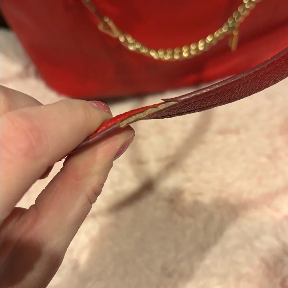 Coach GUC Town Car Tote in Red Leather - Picture 7 of 12